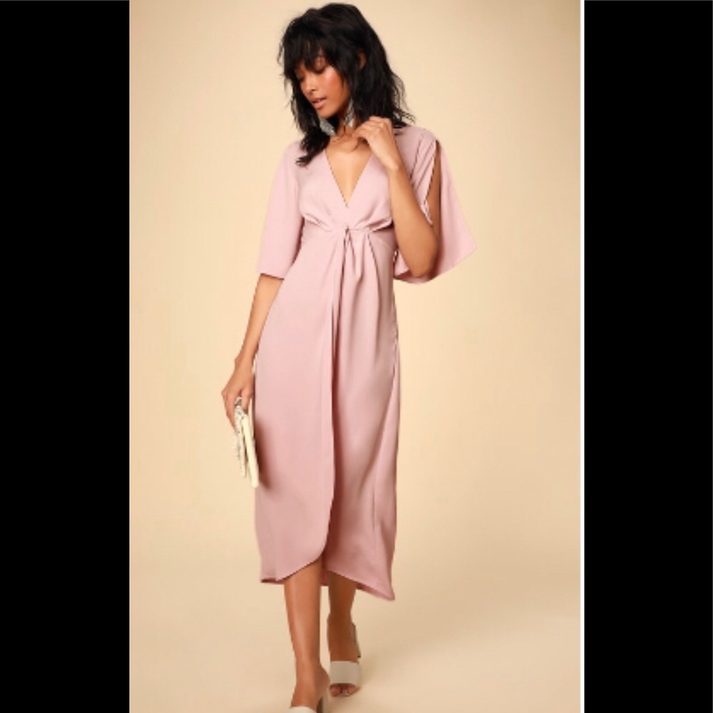 LIKE NEW lulus blush dress